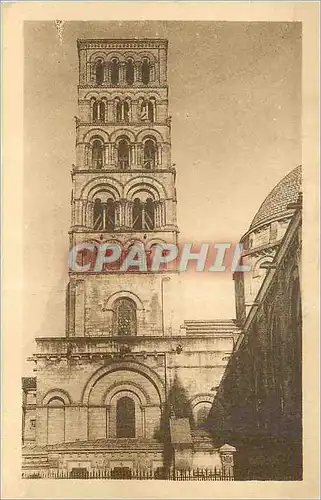 Cartes postales Angouleme L Clocher de la Cathedrale