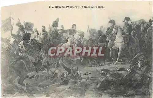 Ansichtskarte AK Bataille d'Austeritz (2 Decembre 1805) Napoleon 1er
