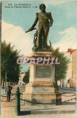 Cartes postales La Rochelle Statue de l'Amiral Duperre