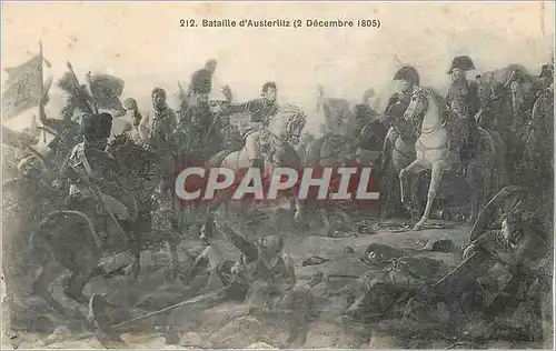 Cartes postales Bataille d'Austeritz (2 Decembre 1805) Napoleon 1er