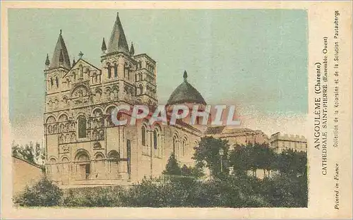 Ansichtskarte AK Angouleme (Charente) Cathedrale Saint Pierre (Ensemble Ouest)