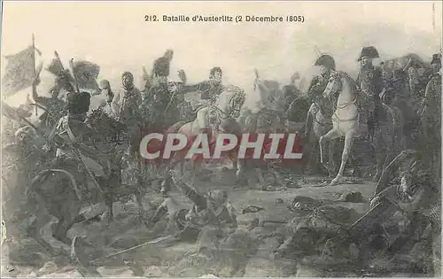 Cartes postales Bataille d'Austerlitz (2 Decembre 1805) Napoleon 1er
