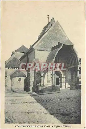 Cartes postales Fontainebleau Avon Eglise d'Avon