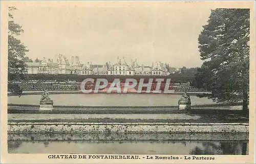 Ansichtskarte AK Chateau de Fontainebleau Le Romulus Le Parterre