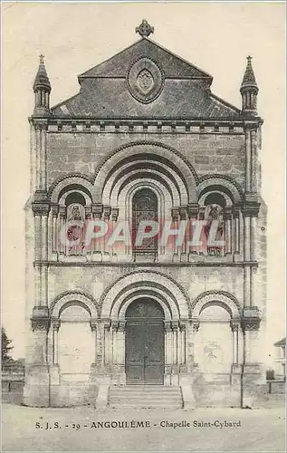 Cartes postales Angouleme Chapelle Saint Cybard