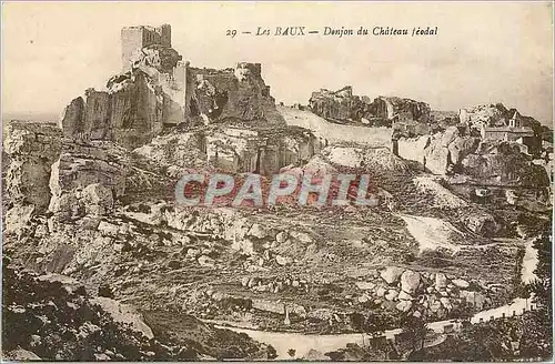 Cartes postales Les Baux Donjon du Chateau Feodal