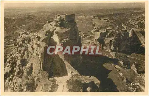 Ansichtskarte AK Les Baux (B du R) Ruines du Chateau Feodal