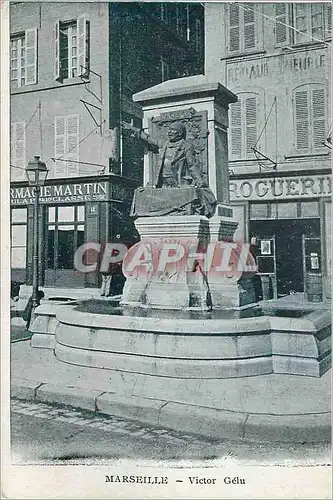 Cartes postales Marseille Victor Gelu Droguerie