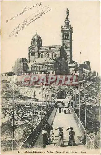 Ansichtskarte AK Marseille Notre Dame de la Garde