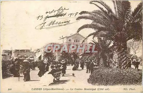 Cartes postales Cannes (A M) Le Casino Municipal (Cote Est)