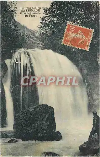 Cartes postales Environs de Grenoble Sassenage Grande Cascade du Furon