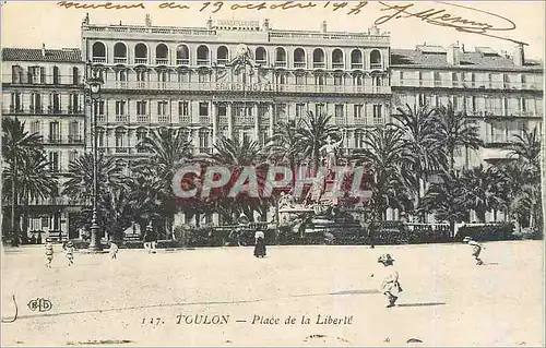 Cartes postales Toulon Place de la Liberte