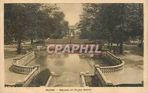 Cartes postales Dijon Square et Place Darcy
