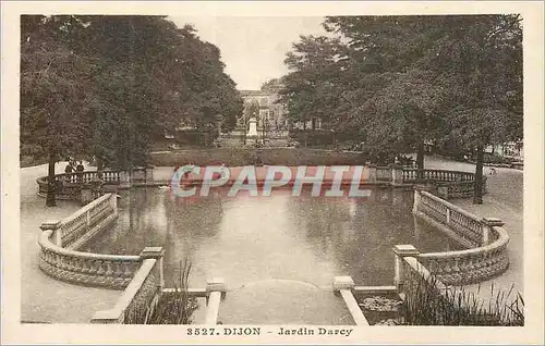 Cartes postales Dijon Jardin Darcy