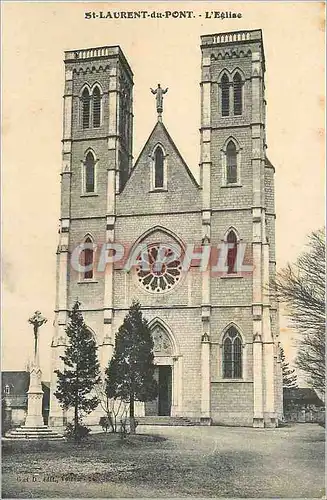 Cartes postales St Laurent du Pont L'Eglise