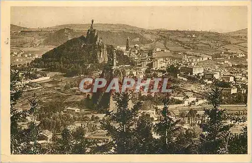 Ansichtskarte AK Le Puy (Haute Loire) La Douce France Vue Generale