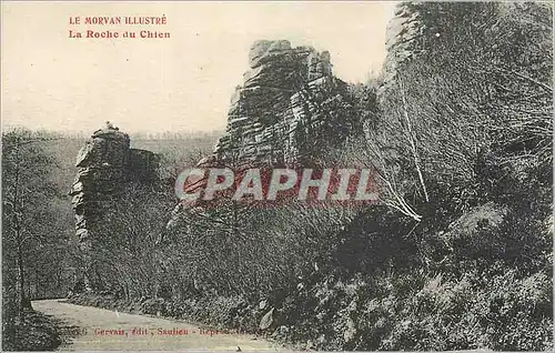 Cartes postales Le Morvan Illustre La Roche du Chien