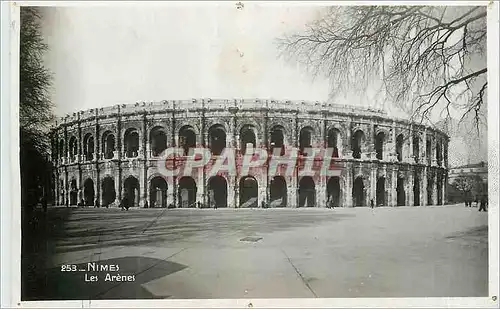 Moderne Karte Nimes Les Arenes