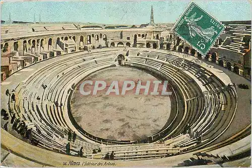 Cartes postales Nimes Interieur des Arenes