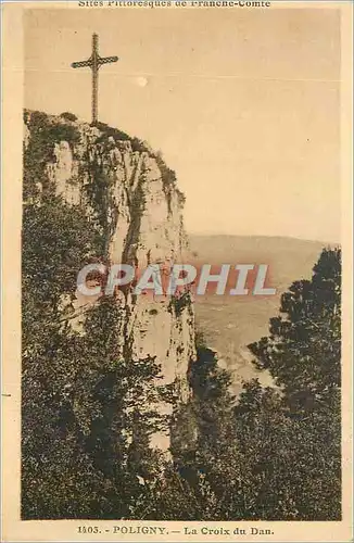 Cartes postales Poligny La Croix du Dan