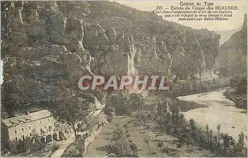 Cartes postales Gorges du Tarn Entree du Cirque des Baumes