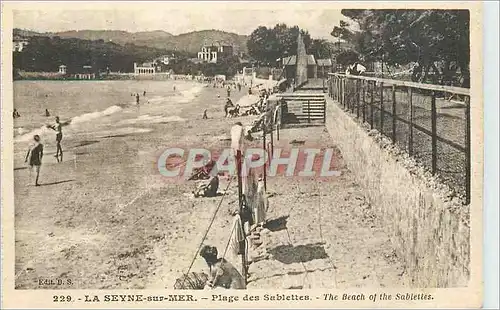 Cartes postales La Seyne sur Mer Plage des Sablettes