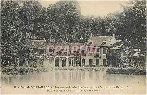 Cartes postales Parc de Versailles Hameau de Marie Antoinette La Maison de la Reine
