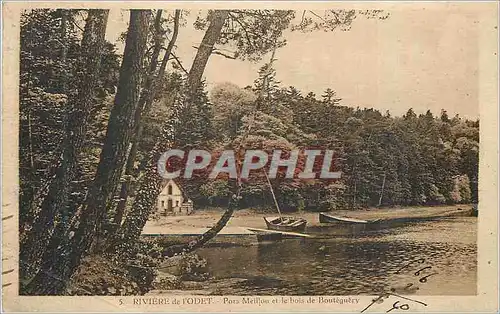 Cartes postales Riviere de l'Odet Pors Meillou et le Bois de Bouteguery