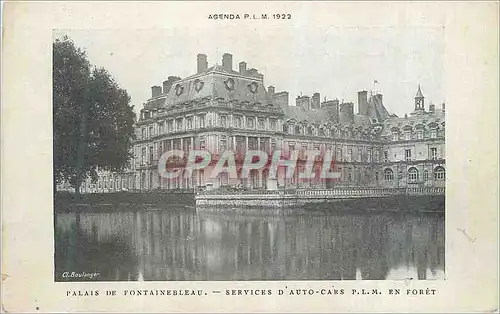 Ansichtskarte AK Palais de Fontainebleau Service d'Auto Cars PLM en Foret