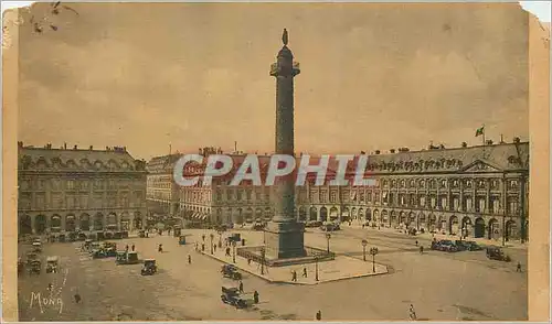 Ansichtskarte AK Les Petits Tableaux de Paris La Place et la Colonne Verdome