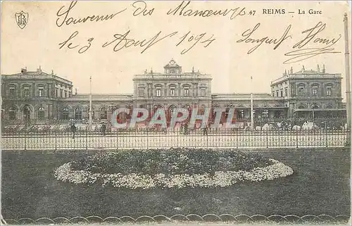 Cartes postales Reims La Gare