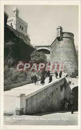 Cartes postales moderne Monaco Montee du Palais La Rampe Major