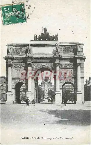 Cartes postales Paris Arc de Triomphe du Carrousel