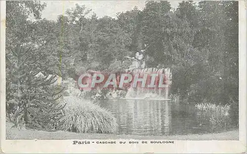 Cartes postales Paris Cascade du Bois de Boulogne