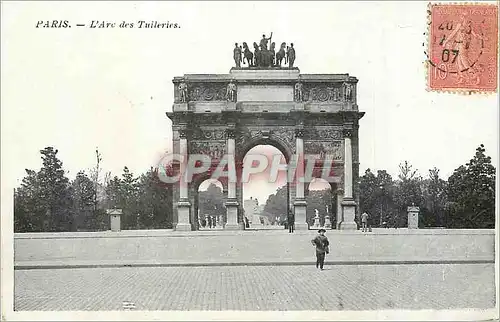 Cartes postales Paris L'Arc des Tuileries