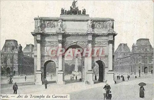 Cartes postales Paris Arc de Triomphe du Carrousel