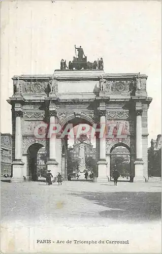 Cartes postales Paris Arc de Triomphe du Carrousel