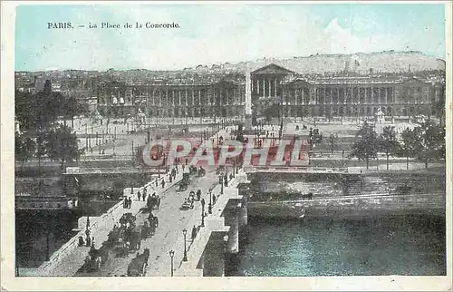 Cartes postales Paris La Place de la Concorde