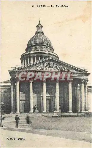 Cartes postales Paris Le Pantheon