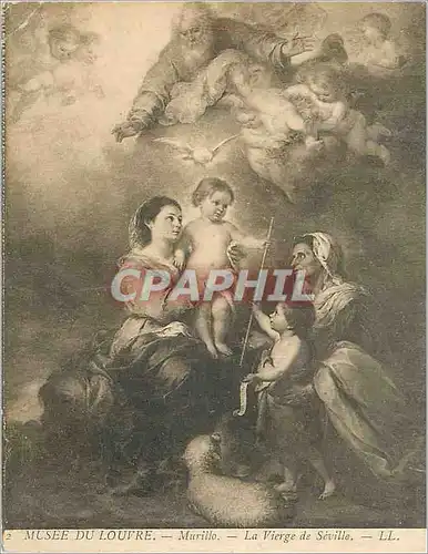 Cartes postales Musee du Louvre Murillo La Vierge de Seville