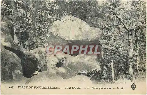 Cartes postales Foret de Fontainebleau Mont Chauvet La Roche qui Remue