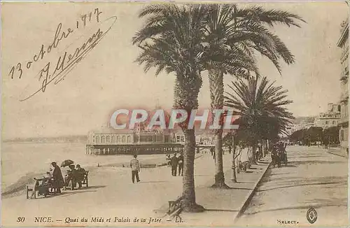 Cartes postales Nice Quai du Midi et Palais de la Jetee