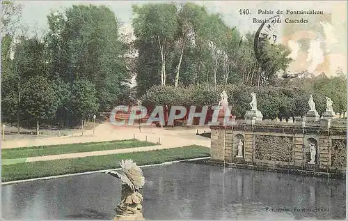 Ansichtskarte AK Palais de Fontainebleau Bassin des Cascades