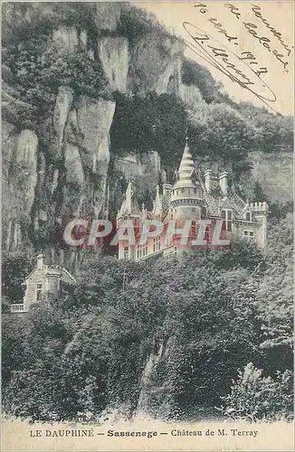 Cartes postales Le Dauphine Sassenage Chateau de M Terray