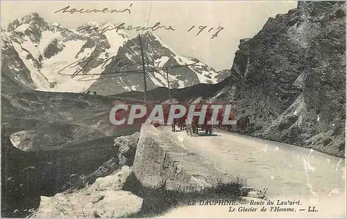 Cartes postales Le Dauphine Route du Lautaret Le Glacier de l'Homme