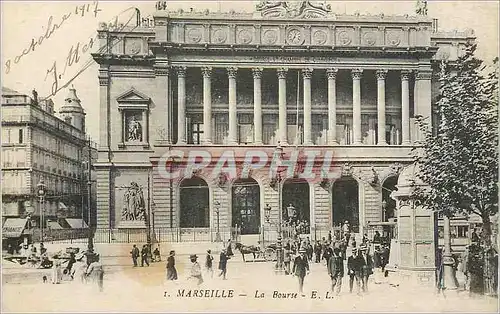 Cartes postales Marseille La Bourse