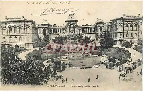 Cartes postales Marseille Palais de Longchamp