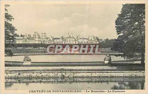 Cartes postales Chateau de Fontainebleau Le Romulus Le Parterre