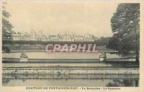 Cartes postales Chateau de Fontainebleau Romulus Le Parterre
