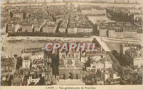 Ansichtskarte AK Lyon Vue Generale prise de Fourviere